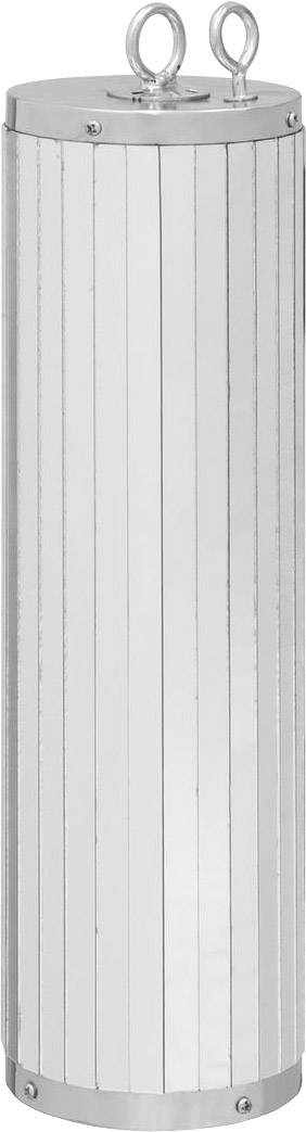 Cylindryczny, pionowy element metalowy z dwoma uszami na górze, prawdopodobnie część przemysłowa lub mechaniczna.