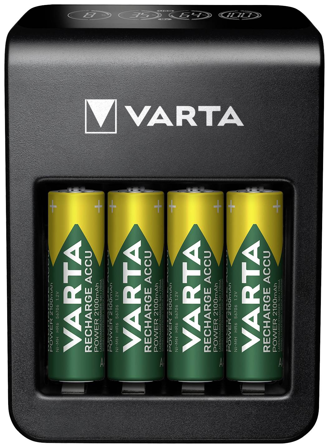 Ładowarka do akumulatorów Varta LCD Plug Charger+ 4x 56706 NiMH