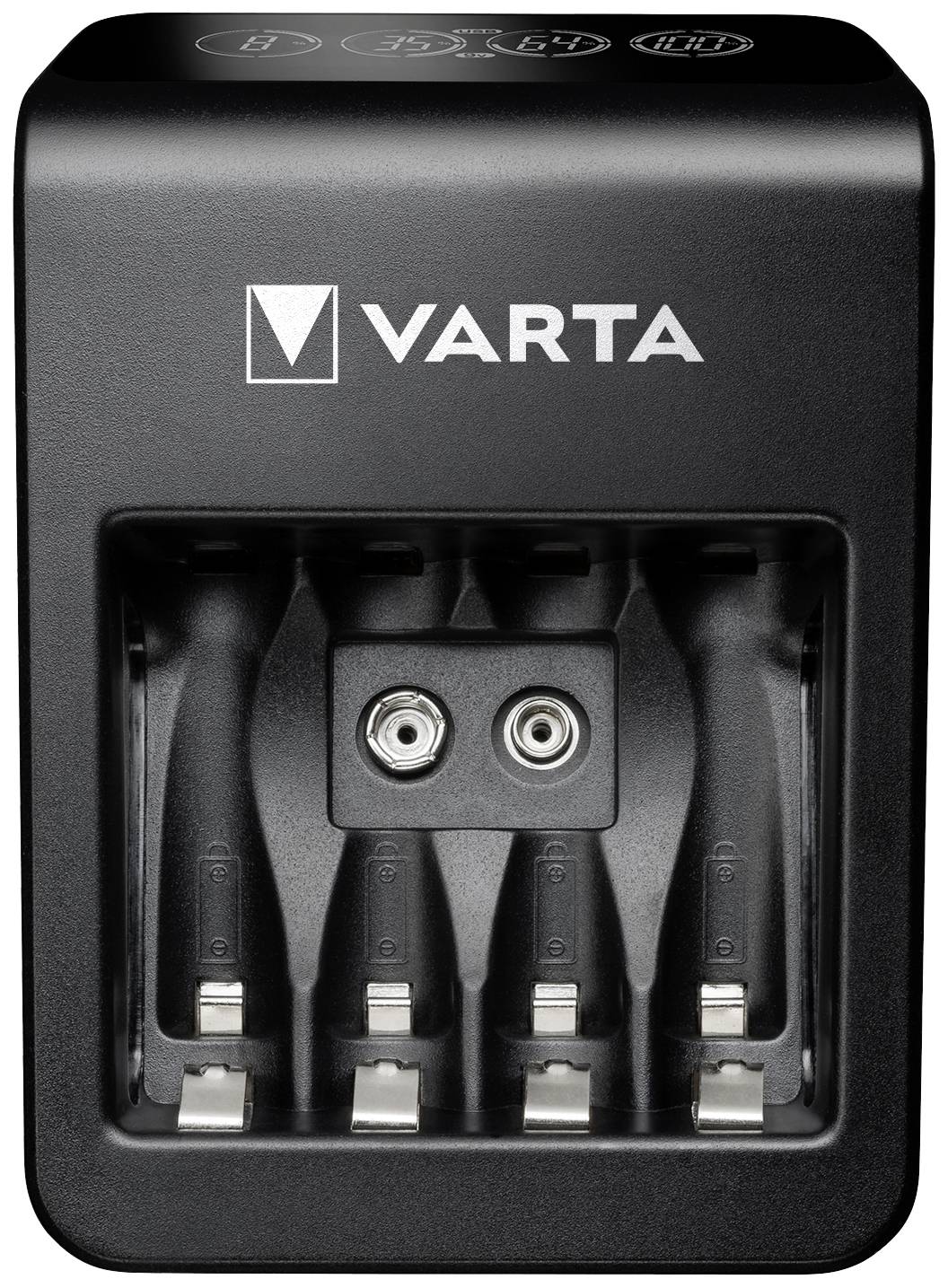 Зарядний пристрій Varta LCD Plug+ для 4 нікель-металгідридних акумуляторів 56706