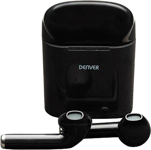 Навушники Denver TWE-36 Bluetooth Stereo In-Ear з чорним футляром