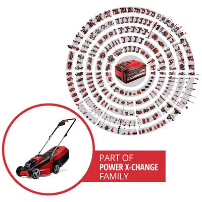 Einhell Power X-Change GE-CM 18/30 Li (1x3,0Ah) akumulatorowy Akumulatorowa kosiarka do trawy zaw. ładowarkę, zaw. akumu-3