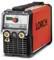 Przenośne urządzenie spawalnicze z czerwoną obudową i czarną rączką. Wyświetla cyfrowy wyświetlacz z liczbą '200' i kilkoma elementami sterującymi.