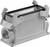 Prostokątna, szara obudowa elektroniczna z napisem 'Weidmüller'. Posiada stalowe zatrzaski boczne oraz otwór kablowy.