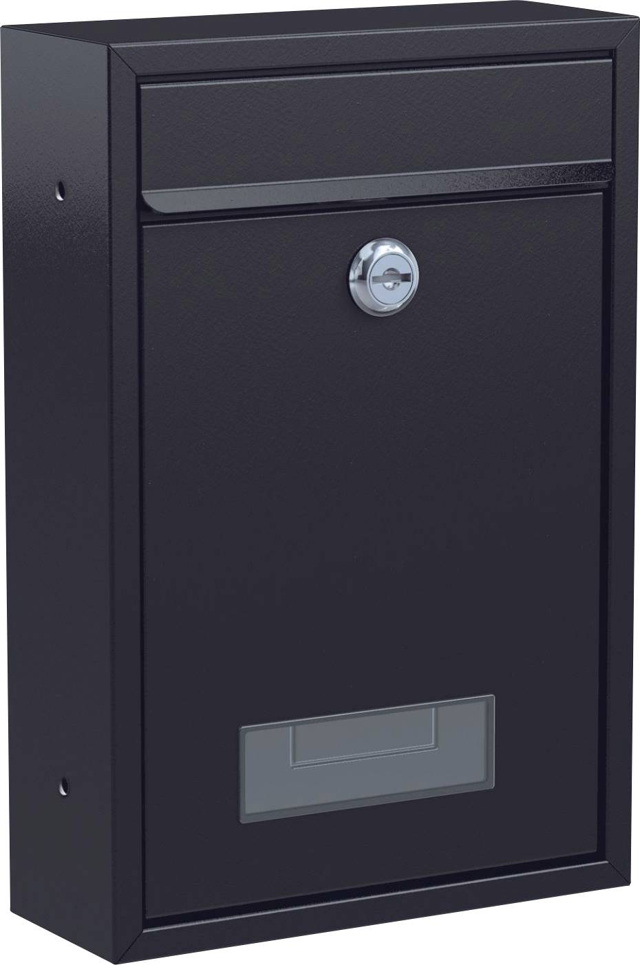 Поштова скринька Basi 2170-1200 BK 100M, чорна сталь, із замком на ключ