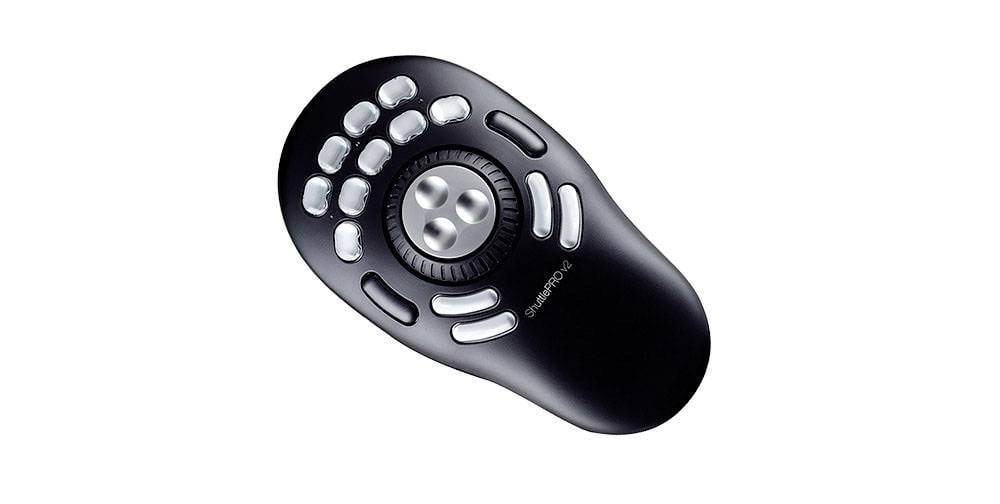 Contour Design Shuttle Pro v2 Kontroler multimediów USB czarny 15 Przyciski klawisze multimedialne