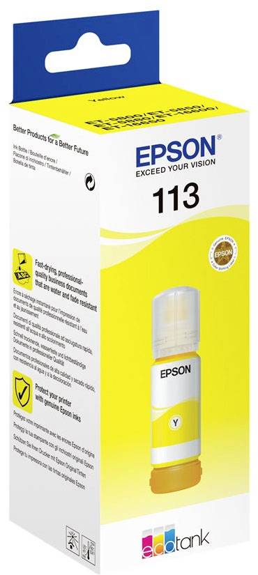 Заправка чорнила Epson C 13 T 06B440 113 оригінальне чорнило Epson жовте 1 шт.
