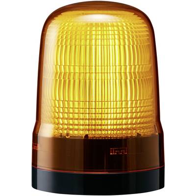 Pomarańczowa lampa ostrzegawcza w kształcie cylindra, często stosowana na pojazdach do ostrzegania lub szczególnego oznaczania.