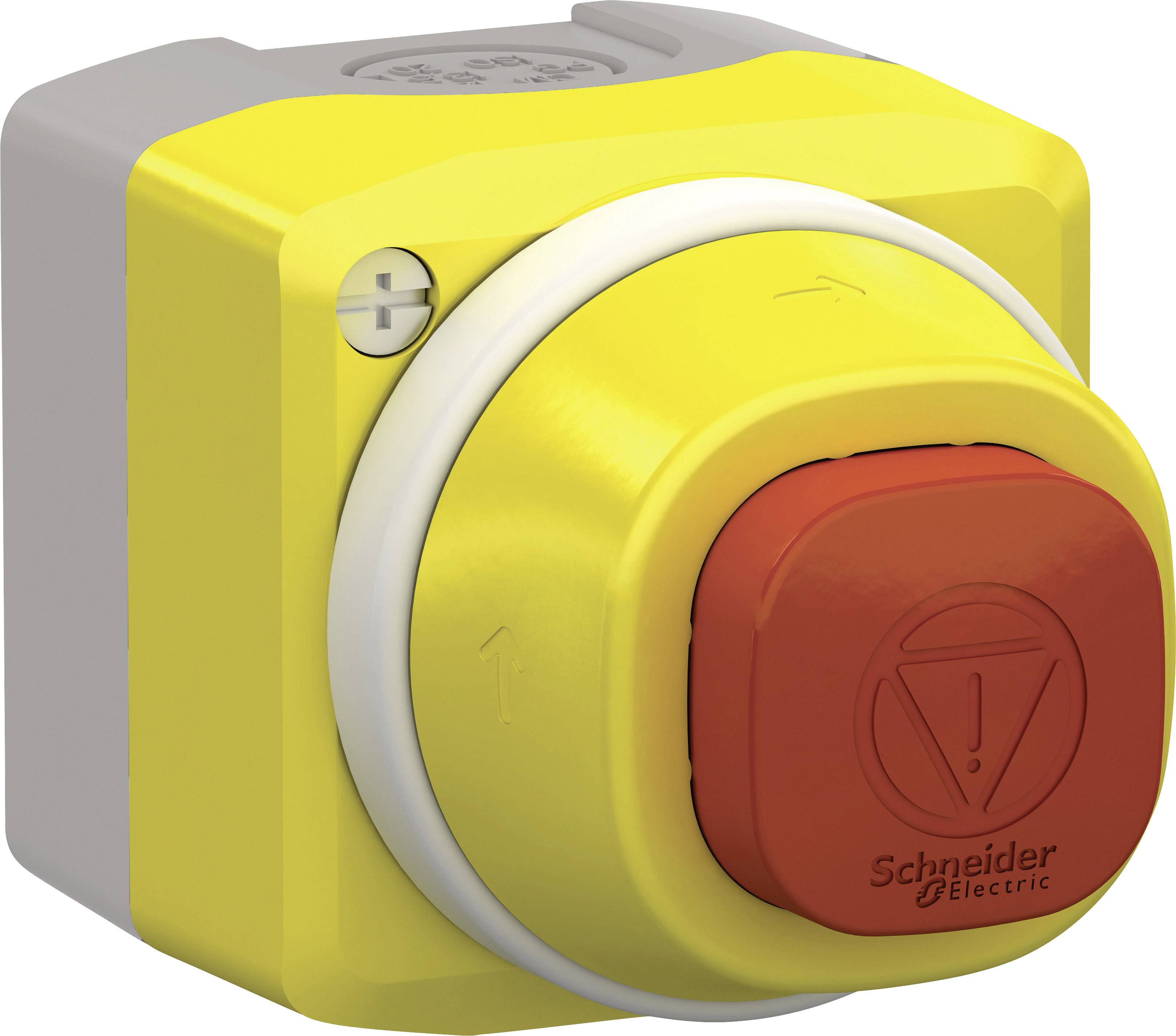 Кнопка аварійної зупинки Schneider Electric XALK84W3BE в корпусі 24 В 6 A 1 НО, 1 НЗ IP66, IP67, IP69, IP69K 1 шт.