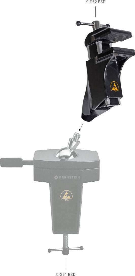 Інструменти Bernstein для електроніки 9-252 ESD з головкою гвинта 9-252 ESD