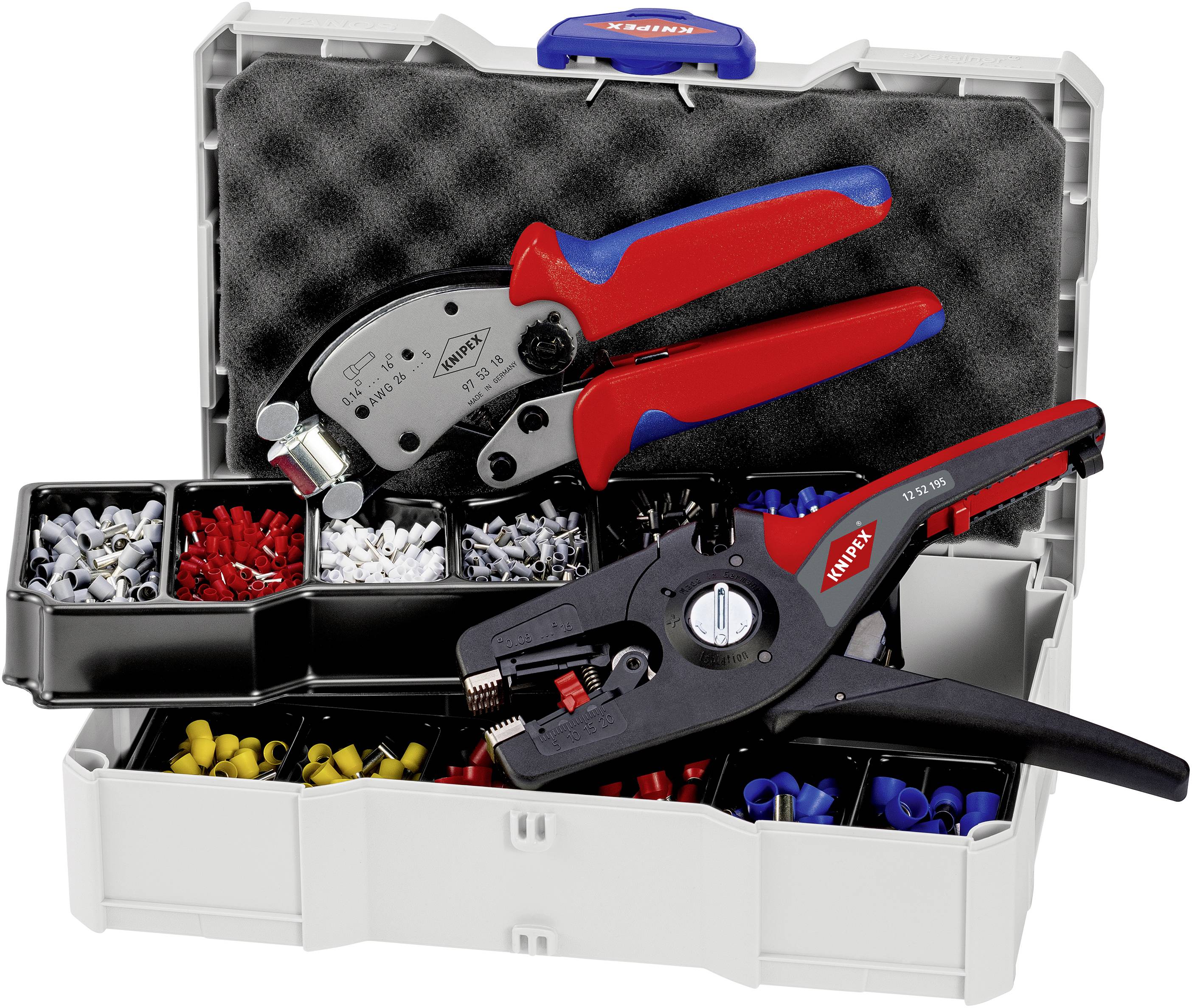 Набір для обтиску кабельних наконечників Knipex 97 90 14
