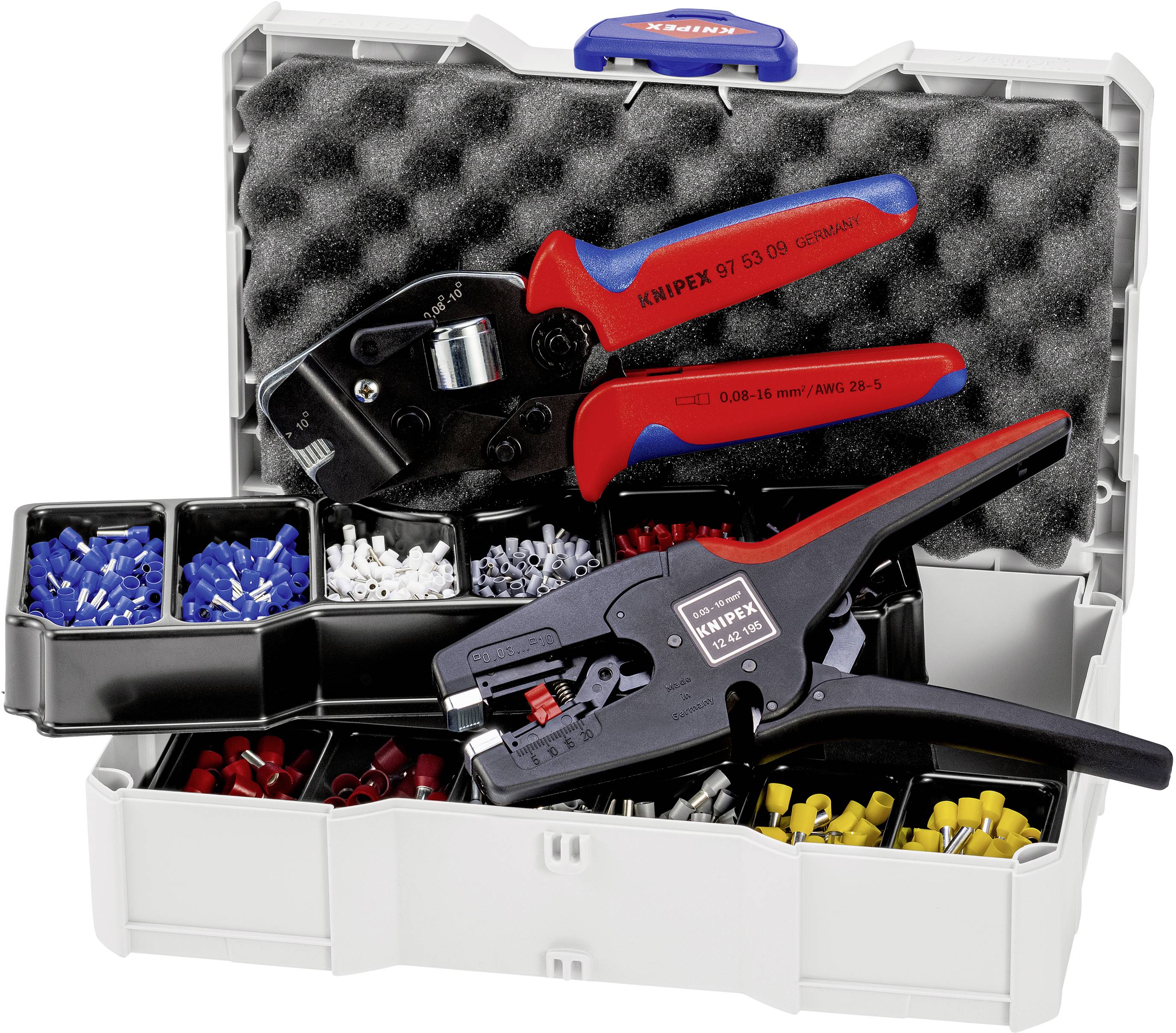 Набір для обтиску кабельних наконечників Knipex 97 90 17