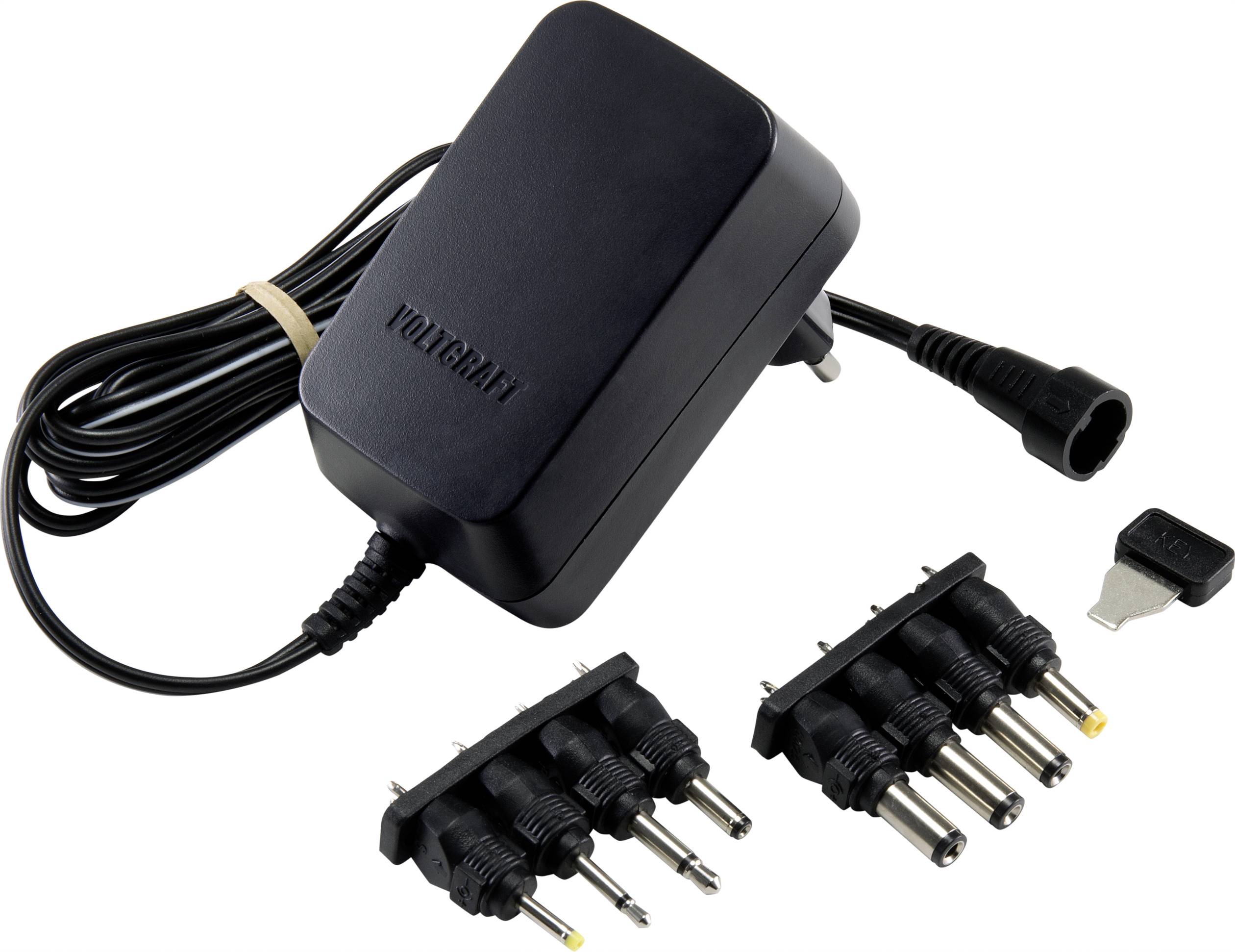 Zasilacz wtyczkowy, regulowany VOLTCRAFT USPS-1000N, 12 W, 1 A, NV/AV