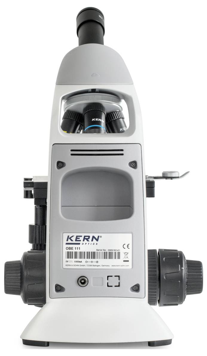 Монокулярний мікроскоп Kern OBE 121 OBE 121, що працює в прохідному світлі, 400 x, прохідне світло
