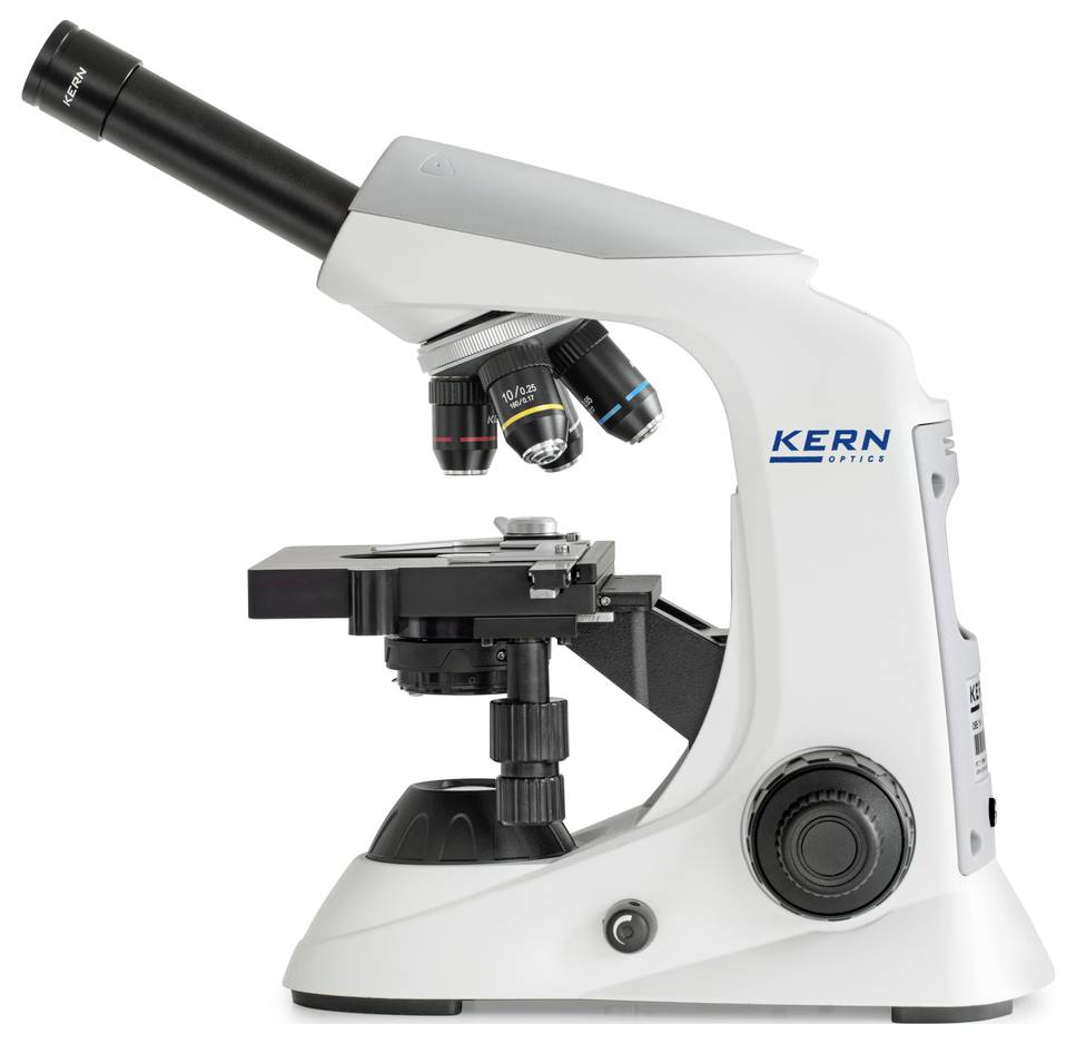 Монокулярний мікроскоп Kern OBE 121 OBE 121, що працює в прохідному світлі, 400 x, прохідне світло