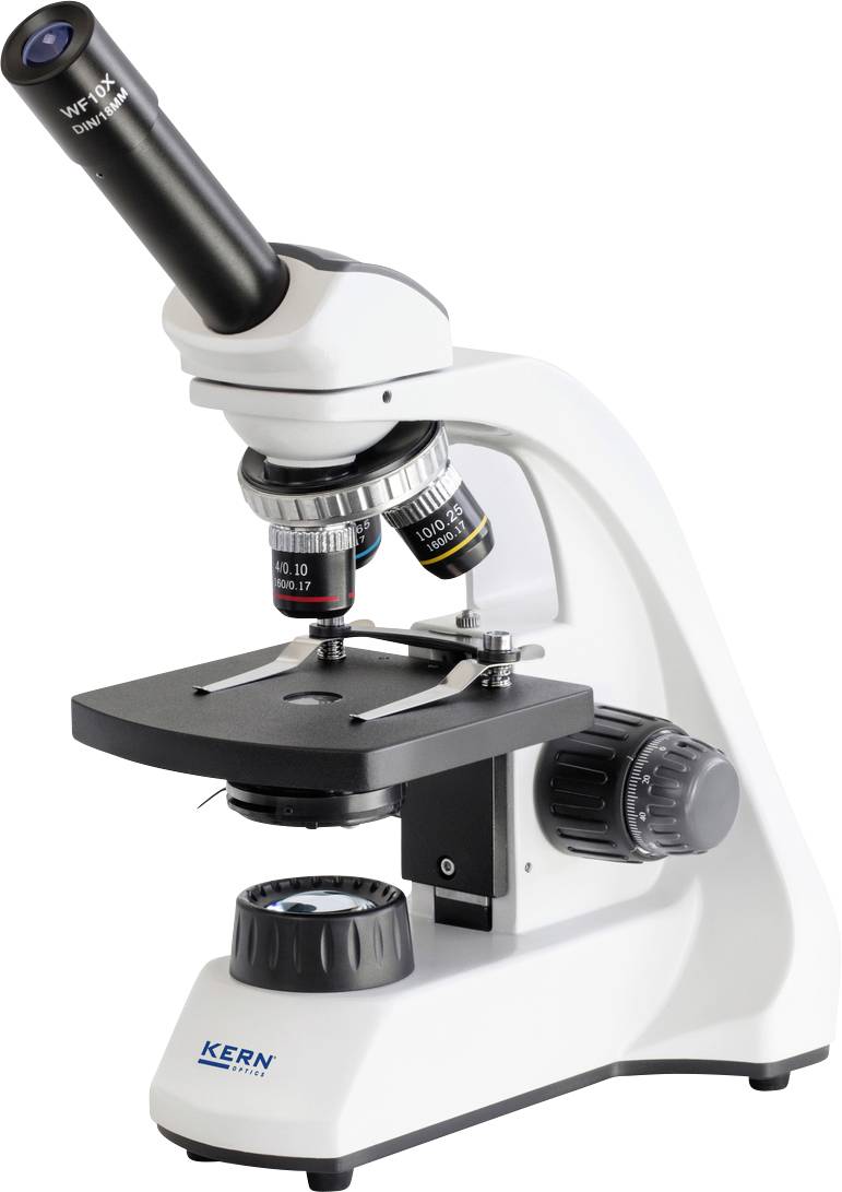 Монокулярний мікроскоп Kern OBT 101 OBT 101, що працює в прохідному світлі, 400 x, що працює в прохідному світлі