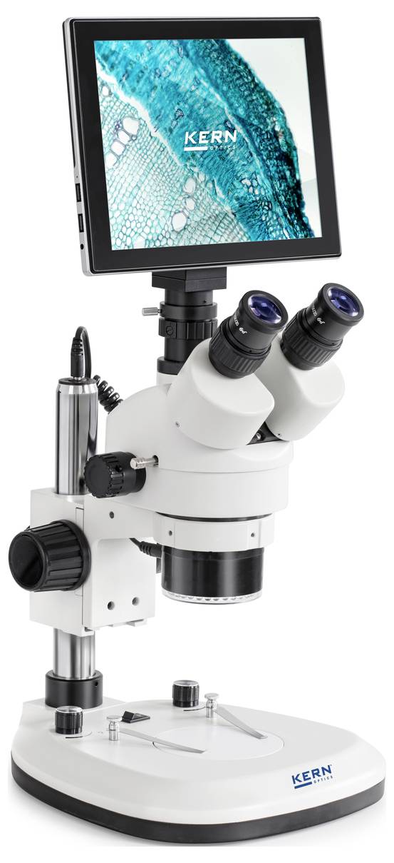 Kern OZL 466T241 OZL 466T241 Тринокулярний стереомікроскоп 45-кратне відбите світло, прохідне світло