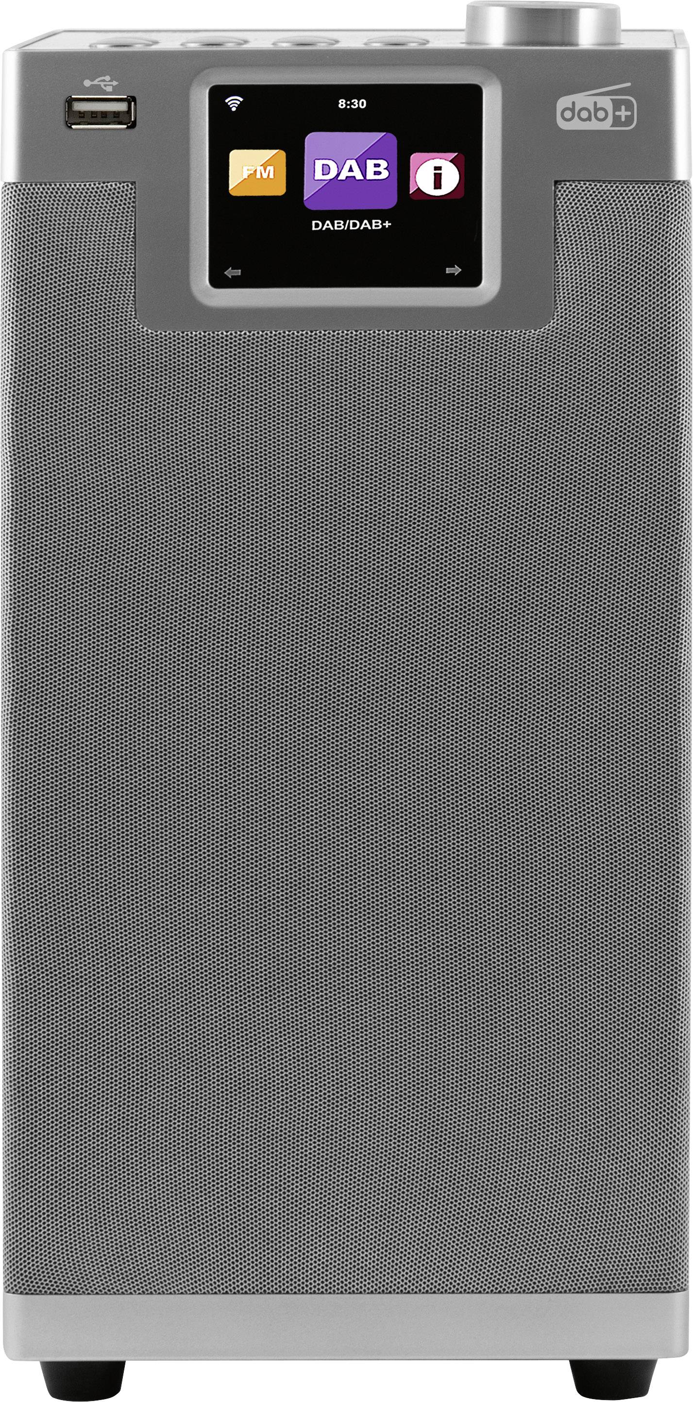 Радіоприймач Imperial DABMAN i610 silver DAB+, DAB, Інтернет, УКХ, підтримка DLNA, сріблястий