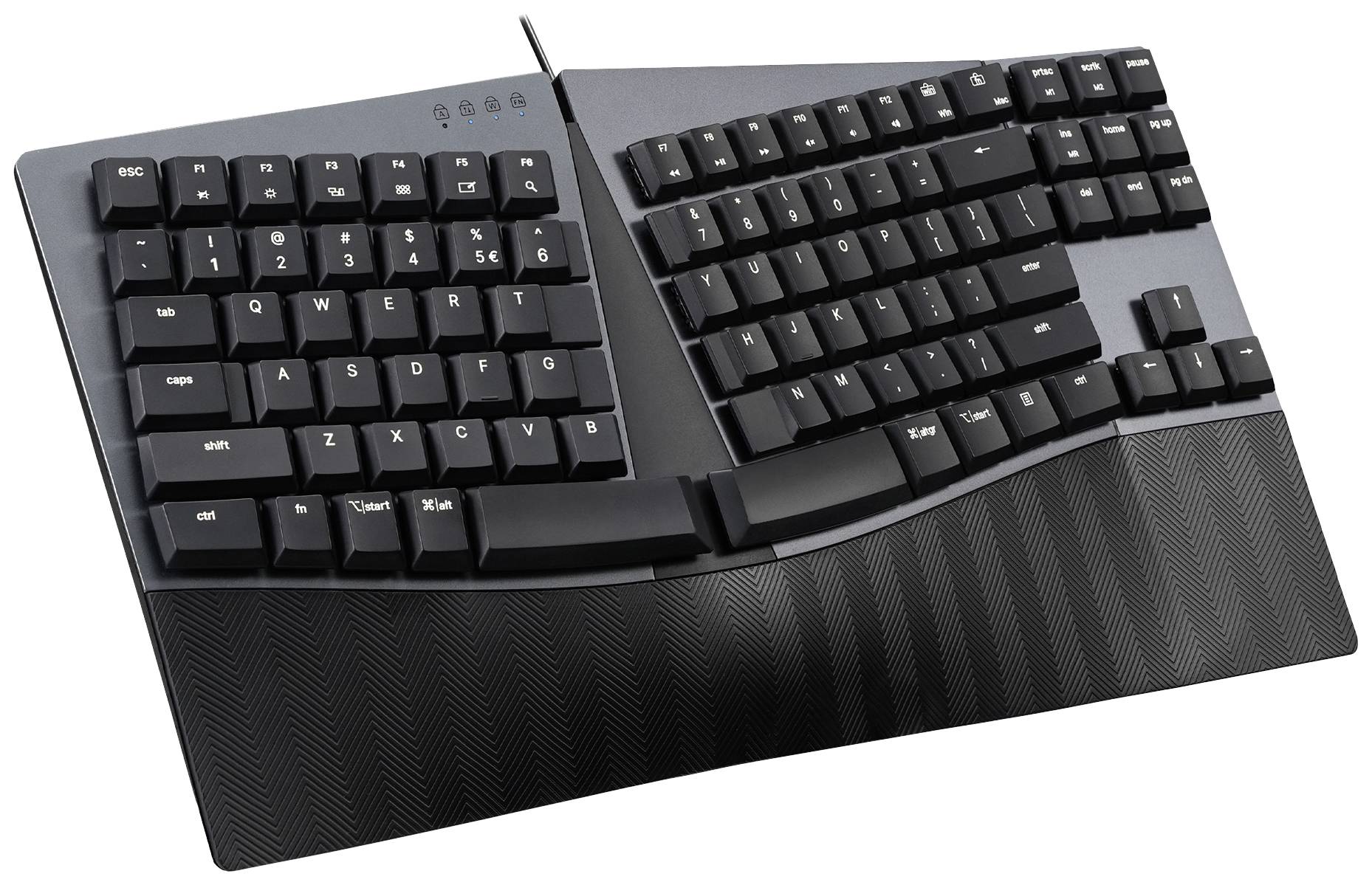 Клавіатура Perixx PERIBOARD-335 RD DE, німецька, QWERTZ