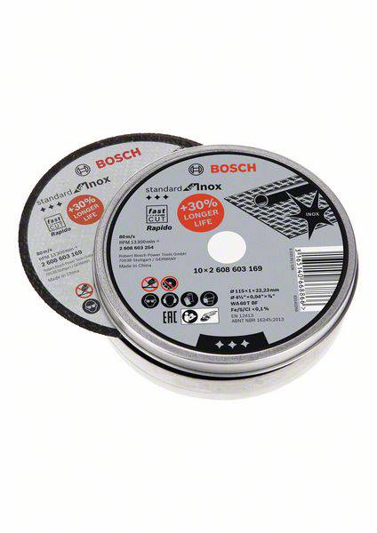 Прямий відрізний диск Bosch Accessories 2608603254 2608603254 115 мм 1 комплект