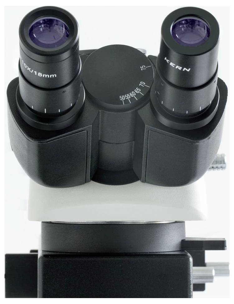 Mikroskop z dwoma okularami, odpowiednie do eksperymentów laboratoryjnych i szczegółowej analizy próbek.