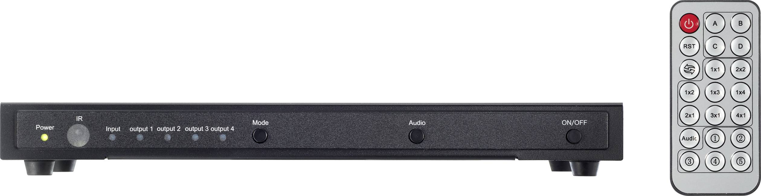 Професійний HDMI-перемикач SpeaKa з 1+4 портами UHD 4K @ 60 Гц