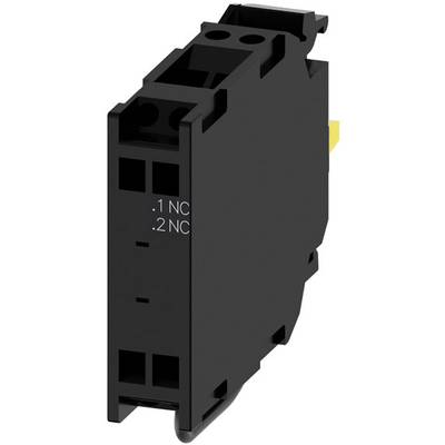 Czarny elektryczny blok przełączników z napisem '.1 NC .2 NC'.
