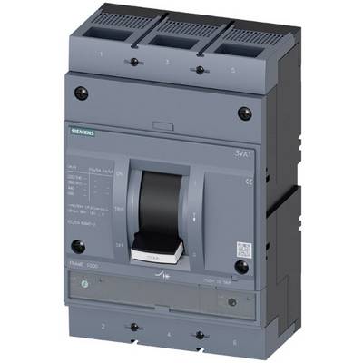 Szary wyłącznik elektryczny z przełącznikiem w środku, oznaczony specyfikacjami elektrycznymi na przedniej stronie.