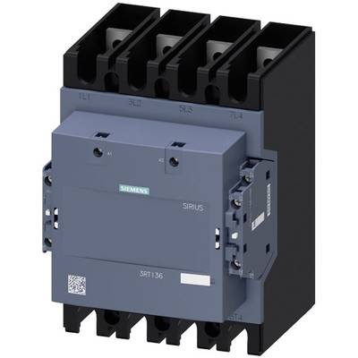 Elektryczny stycznik firmy Siemens, model SIRIUS 3RT136, przedstawiony na diagramie technicznym.