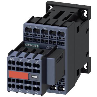 Elektryczny przekaźnik firmy Siemens, o nazwie modelowej Sirius, z wieloma zaciskami przyłączeniowymi. Niezbędny w elektrycznych systemach sterowania.