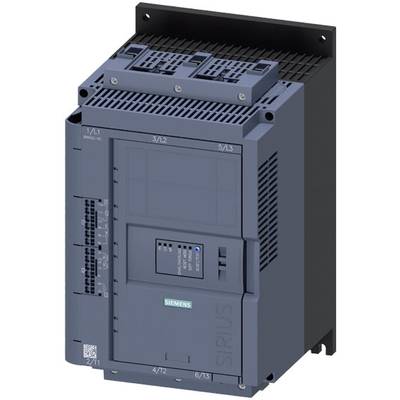 Elektryczny rozdzielnik Siemensa, model Sirius, w kolorze ciemnoszarym. Używany do sterowania przemysłowymi instalacjami elektrycznymi.