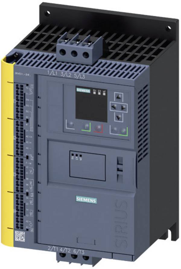 Siemens 3RW5517-3HF04 3RW55173HF04 Soft-start Moc silnika przy 400 V 18.5 kW Moc silnika przy 230 V 11 kW 200 V, 480 V Natężenie znamionowe 38 A