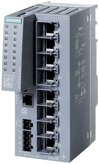 Siemens 6GK52080GA002TC2 6GK5208-0GA00-2TC2 Switch sieciowy 10 / 100 / 1000 MBit/s-0