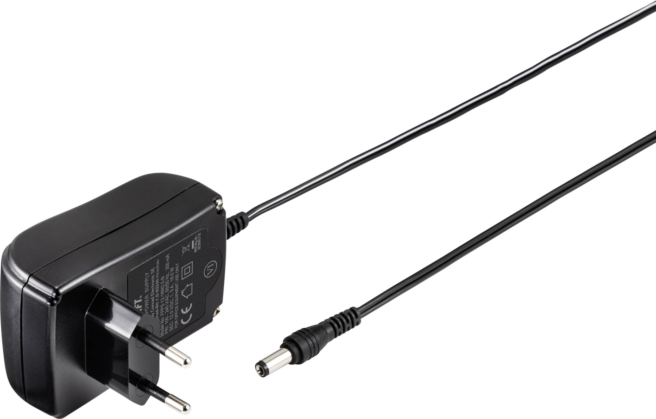 Блок живлення постійної напруги VOLTCRAFT FPPS 12-18W2.5-N 1.5 A 18 W