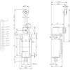 Siemens 3SE51140CH611AC5 3SE5114-0CH61-1AC5 Przełącznik pozycyjny 4 A dźwignia obrotowa regulowana, dźwignia metalowa, rolka ze stali szlachetnej IP66/IP67 1 szt.