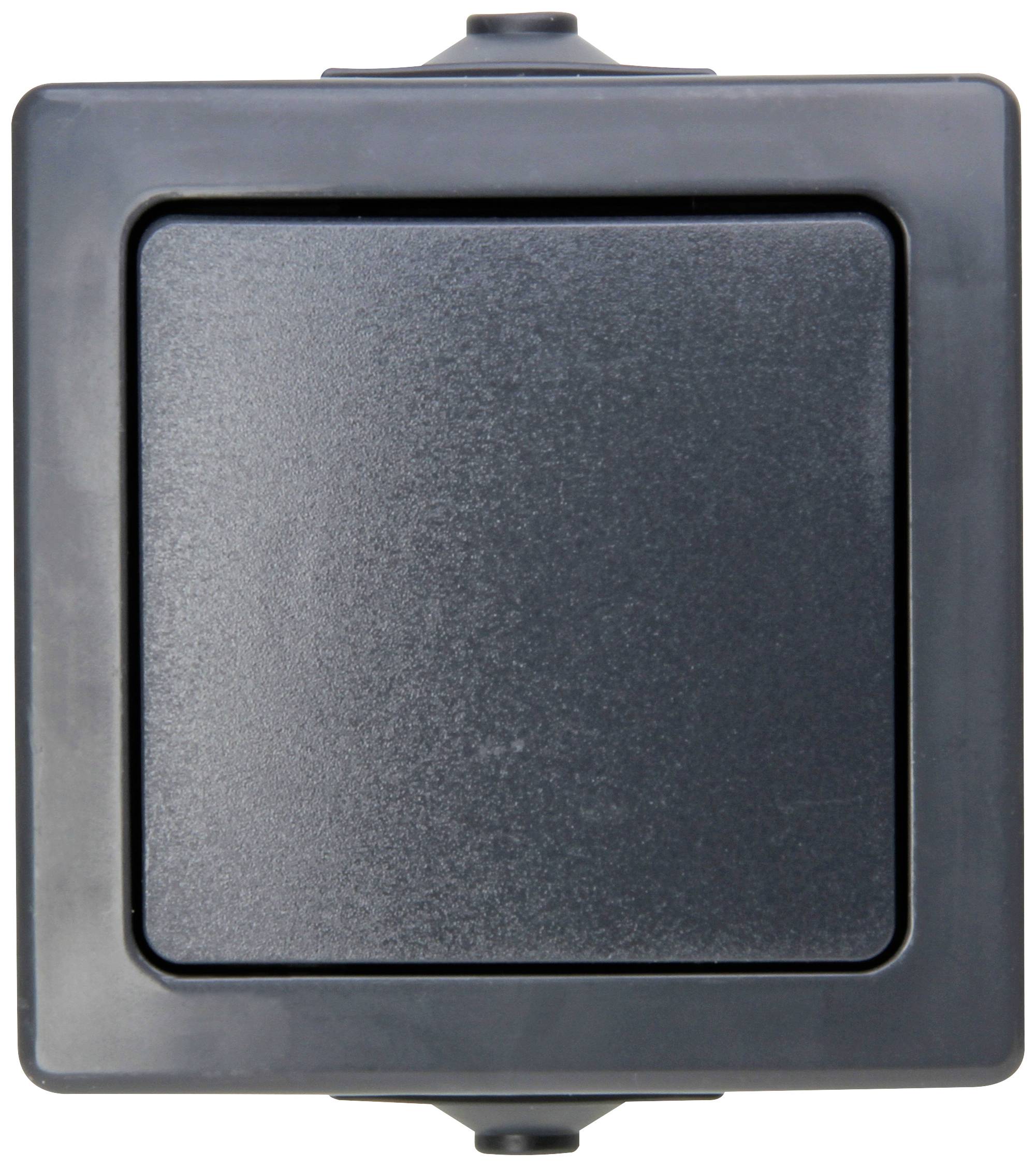 Kopp 565715005 Електромонтажне обладнання для вологих приміщень Nautic антрацит 1 шт.