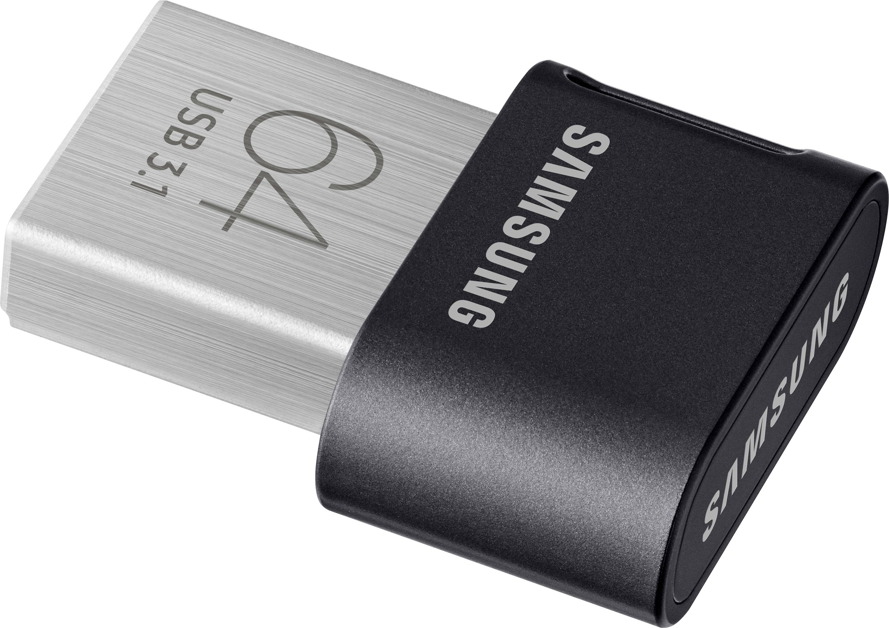 Pendrive o pojemności 64 GB, z interfejsem USB 3.1 i czarną obudową.