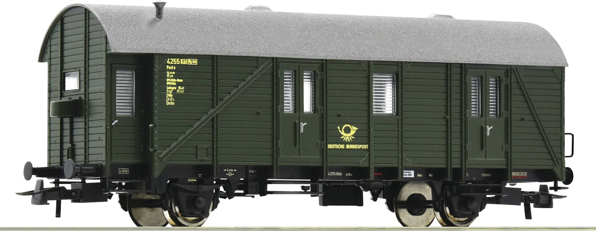 Wagon bagażowy Roco 74418 Wagon pocztowy, DB