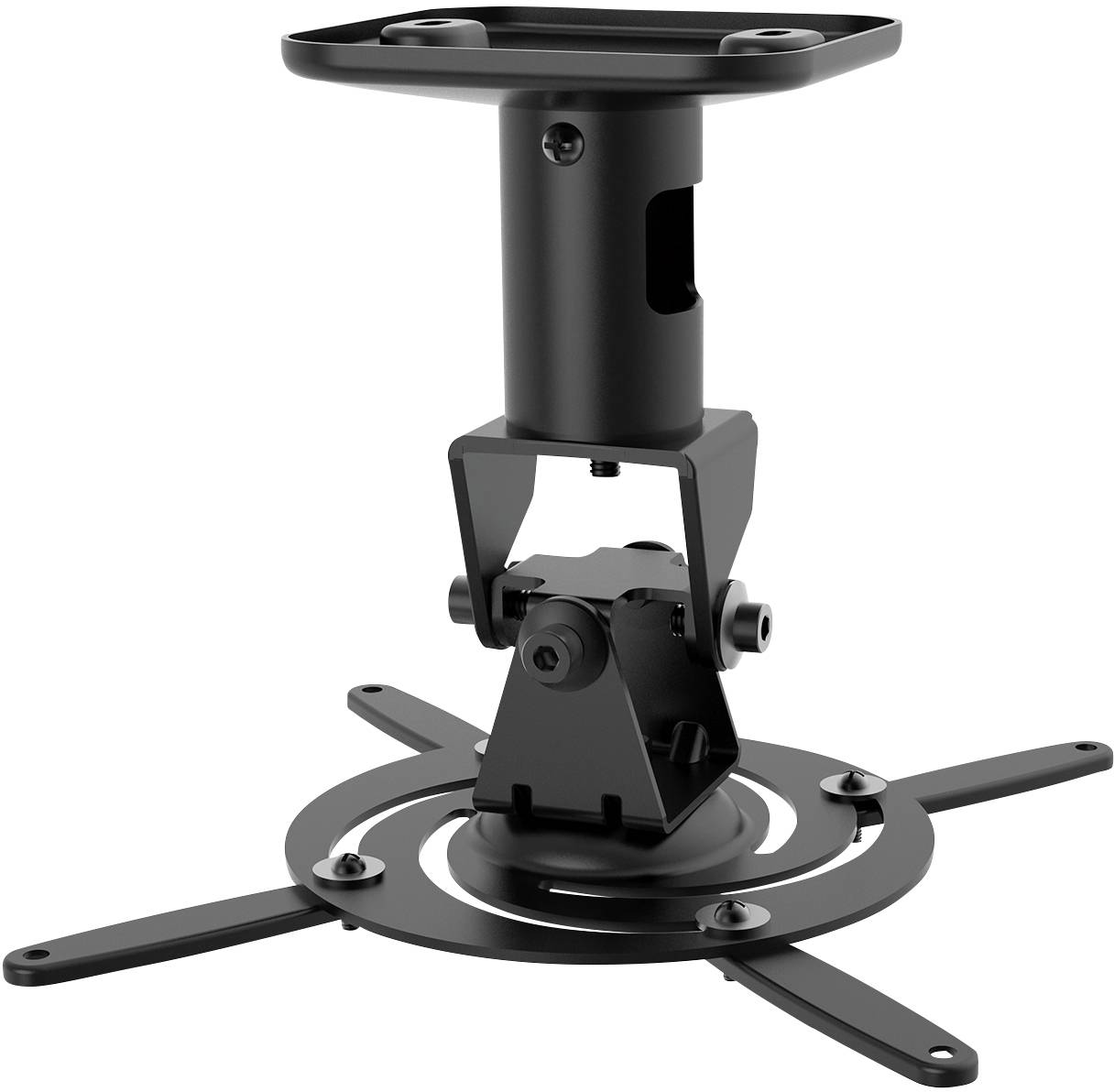 Стельове кріплення для проектора My Wall H 16-1 ESL, поворотне, нахилене, портативне, 15 кг, чорний колір