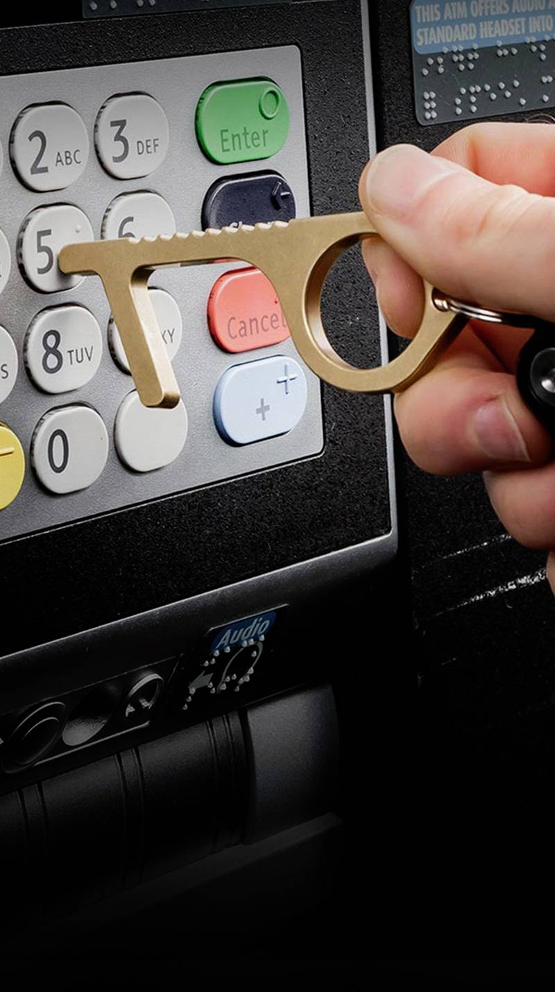 Брелок KEY SMART KS904-BRS CleanKey латунь 1 шт.