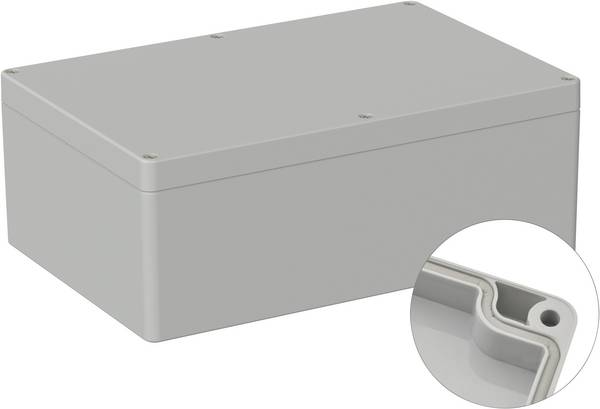 TRU COMPONENTS TC-9065544 Obudowa zewnętrzna 240.3 x 160.3 x 90 poliwęglan szaro-biały (ral 7035) 1 szt.
