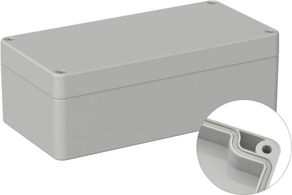 TRU COMPONENTS TC-9065632 Urządzenia przemysłowe 160 x 80 x 55 ABS szaro-biały (ral 7035) 1 szt.