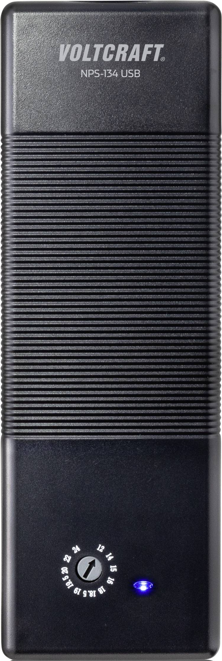 Блок живлення для ноутбука VOLTCRAFT NPS-134 USB 134,5 Вт 8,5 A