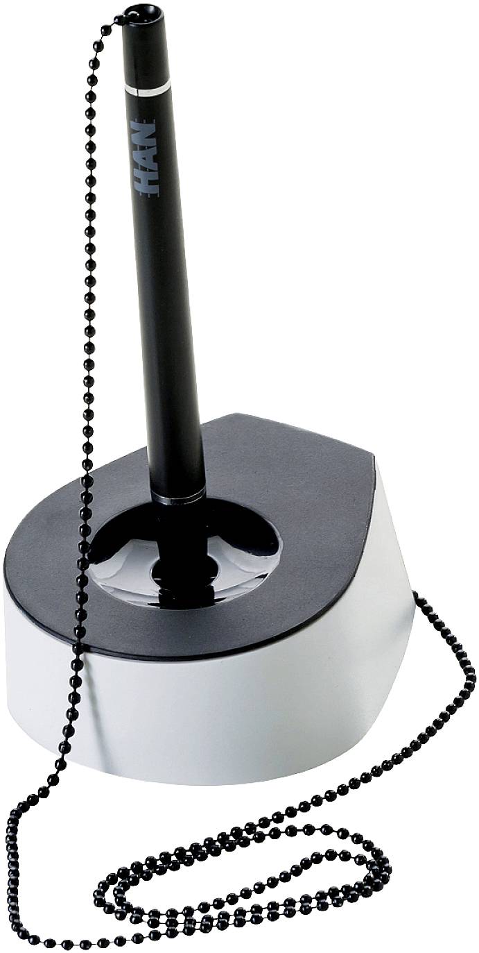 Підставка для ручок HAN SALSA 1770-31, глянцево-сіра, чорна