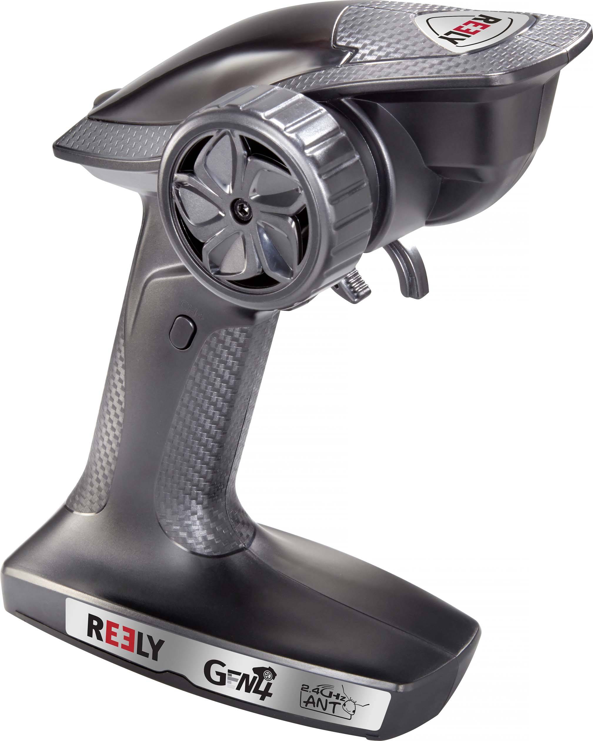 Передавач Reely Gen4 RE-6802950 з пістолетною рукояткою, 2,4 ГГц, кількість каналів: 4