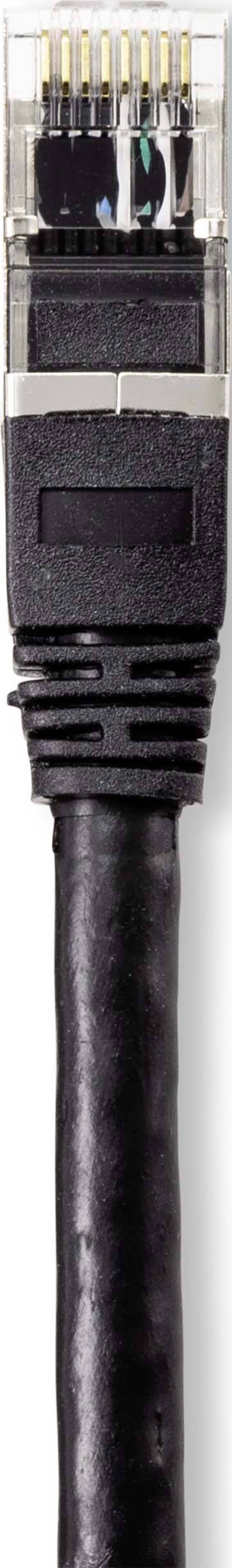 Мережевий кабель RJ45 RJ45 Renkforce RF-4538204 CAT 6a S/FTP 30.00 м чорний