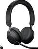 Jabra Evolve2 65 UC Słuchawki nauszne Bluetooth stereo czarny regulacja głośności, Wskaźnik naładowania akumulatora, wyciszenie mikrofonu Telefon