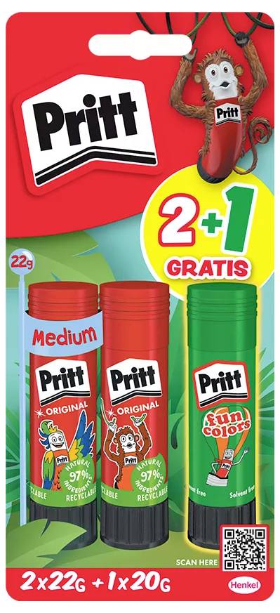 Klej w sztyfcie Pritt PBS2B, 64 g-0