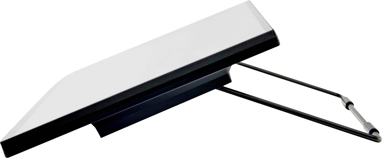 Elektroniczny tablet do pisania z pochyłą powierzchnią i wysuwanym uchwytem. Idealny do rysowania lub sporządzania notatek.