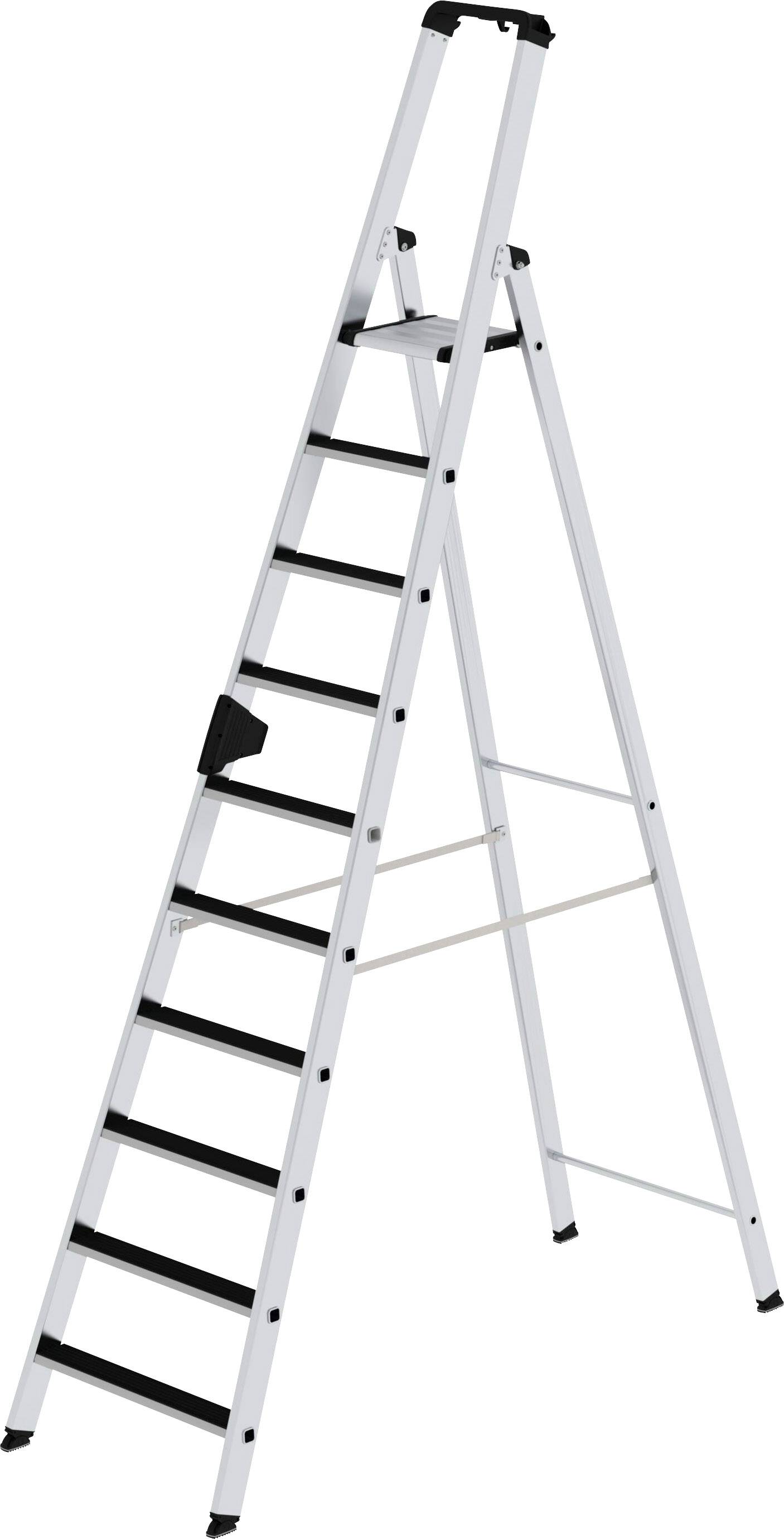 Складна драбина Günzburger Steigtechnik 41510 зі сходинкою, Максимальна робоча висота: 4,5 м