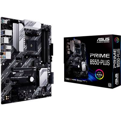 Asus PRIME B550-PLUS Płyta główna Socket (Gniazdo procesora) AMD AM4 Standard konstrukcji ATX Chipset płyty głównej AMD®